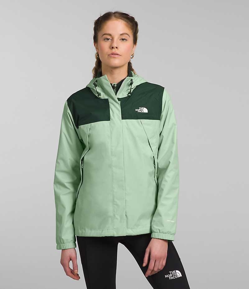 The North Face Antora Triclimate® Regnjakke Dame Mintgrønne | DANMARK YHGZO