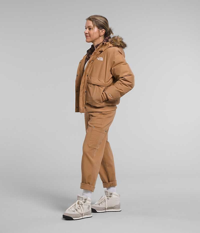 The North Face Arctic Bomberjakke Dame Brune | DK FRYUA