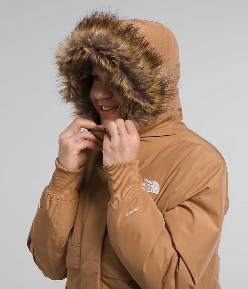 The North Face Arctic Bomberjakke Dame Brune | DK FRYUA