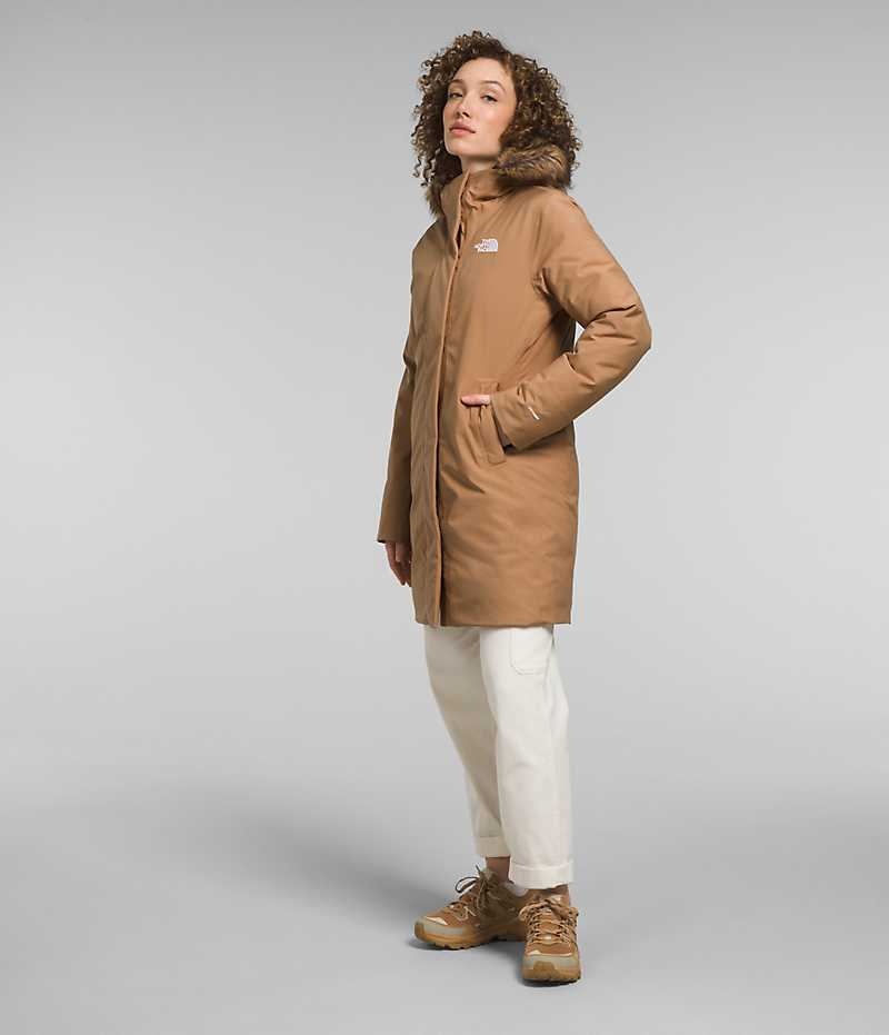 The North Face Arctic Parka Dame Brune | DANMARK CBXZI