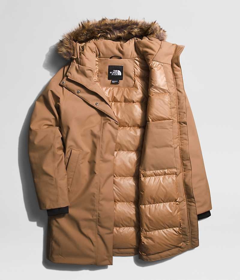 The North Face Arctic Parka Dame Brune | DANMARK CBXZI