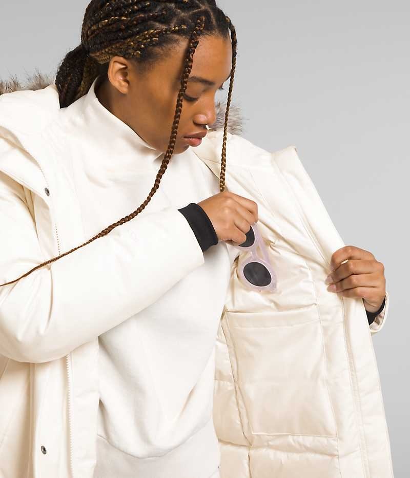 The North Face Arctic Parka Dame Hvide | DK FJDLR