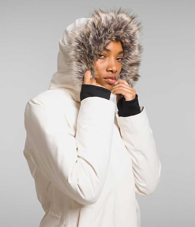 The North Face Arctic Parka Dame Hvide | DK FJDLR