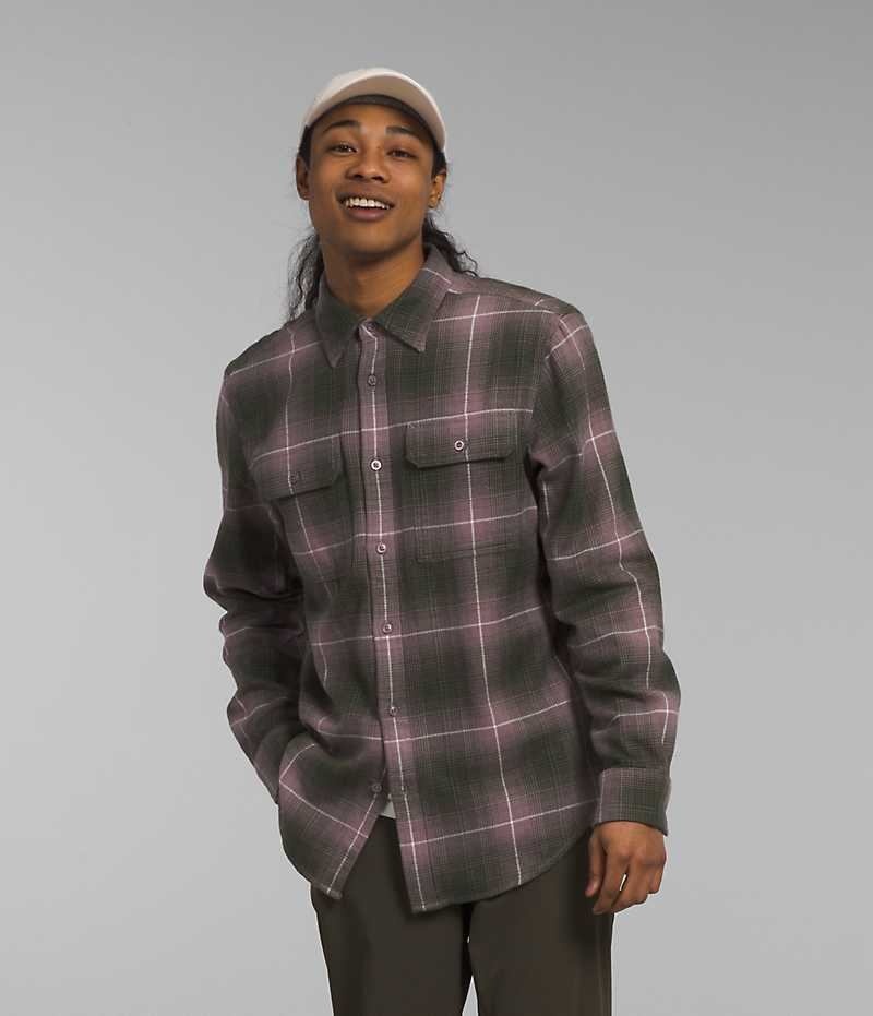 The North Face Arroyo Flannel Skjorte Herre Fuchsia | DK XGRZV