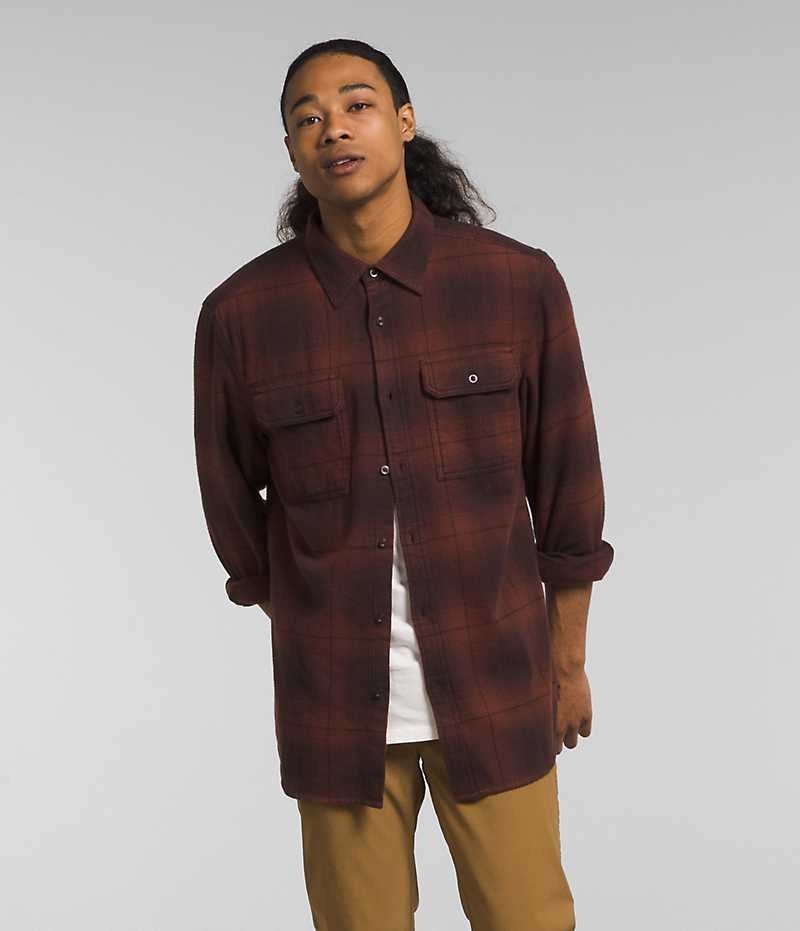 The North Face Arroyo Flannel Skjorte Herre Brune | DANMARK PUWCB