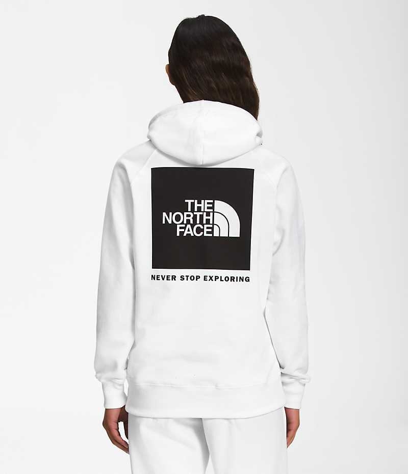 The North Face Box NSE Pullover Hættetrøje Dame Hvide | DANMARK VWYRQ