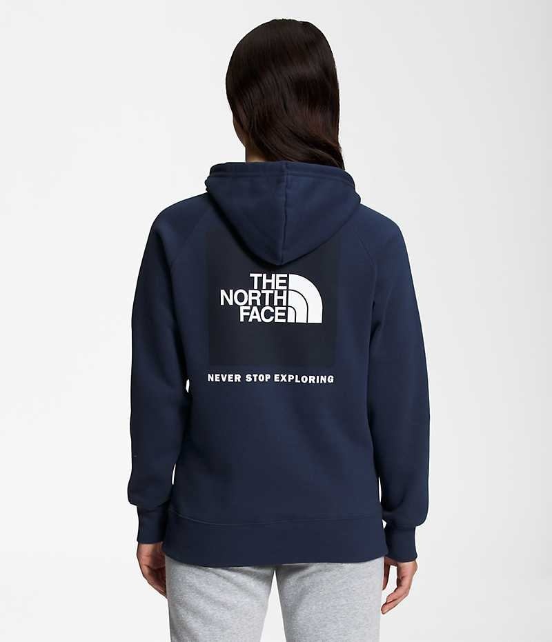 The North Face Box NSE Pullover Hættetrøje Dame Mørkeblå | DK BGILZ