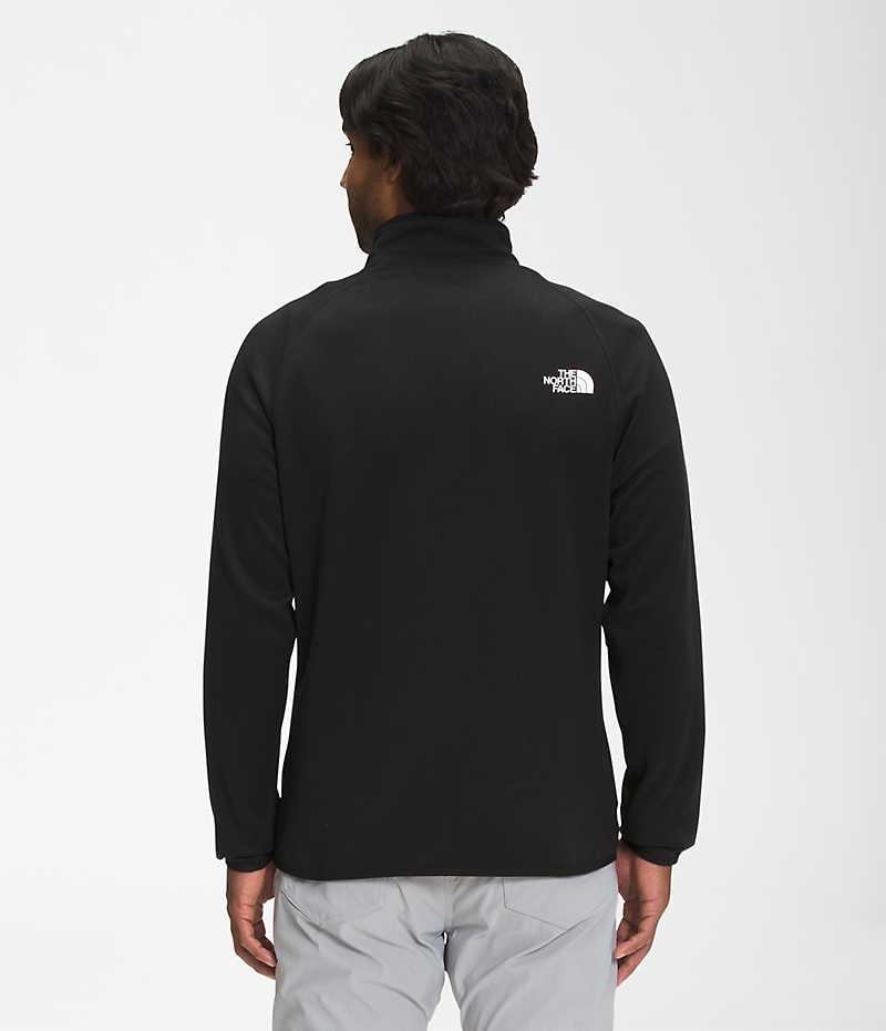 The North Face Canyonlands Full-Zip Fleece Jakker Herre Sort | DK HQCBK