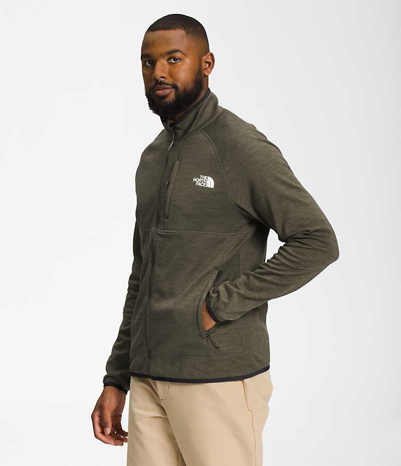 The North Face Canyonlands Full-Zip Fleece Jakker Herre Olivengrøn | DK QPTXH