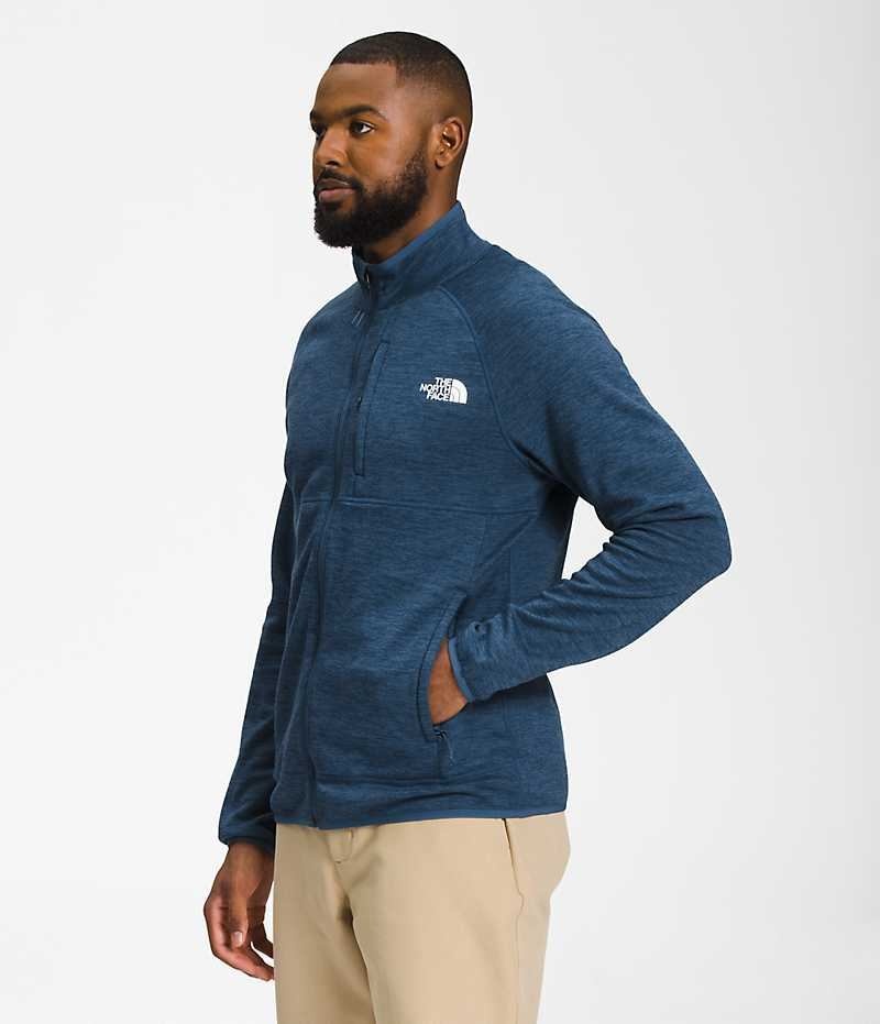 The North Face Canyonlands Full-Zip Fleece Jakker Herre Blå | DANMARK LIOBF