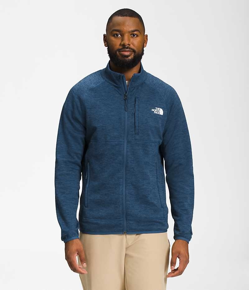 The North Face Canyonlands Full-Zip Fleece Jakker Herre Blå | DANMARK LIOBF