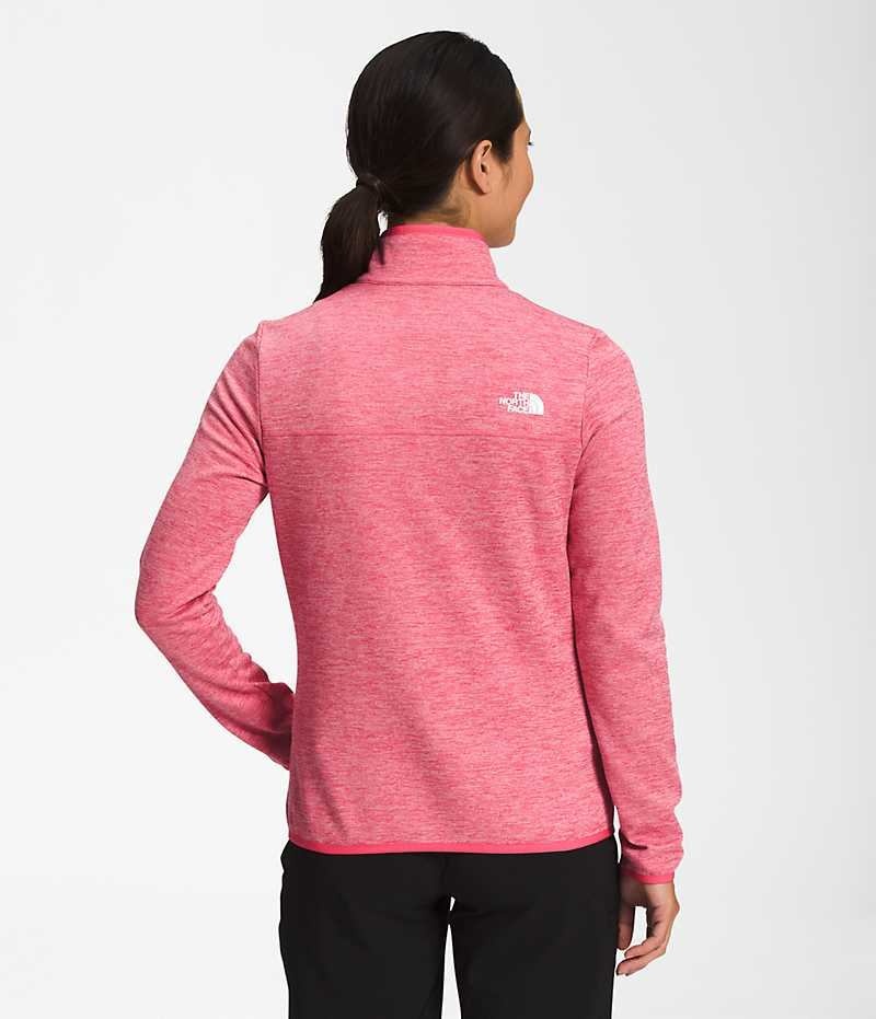 The North Face Canyonlands Full-Zip Fleece Jakker Dame Lyserød | DANMARK DCWBM