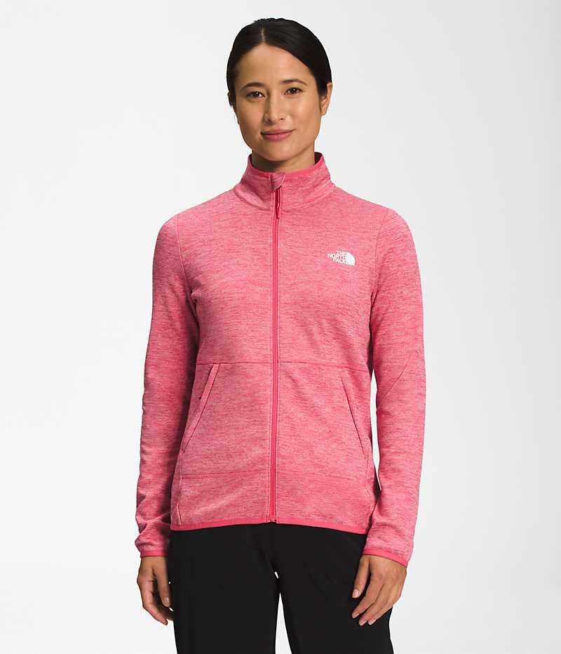 The North Face Canyonlands Full-Zip Fleece Jakker Dame Lyserød | DANMARK DCWBM