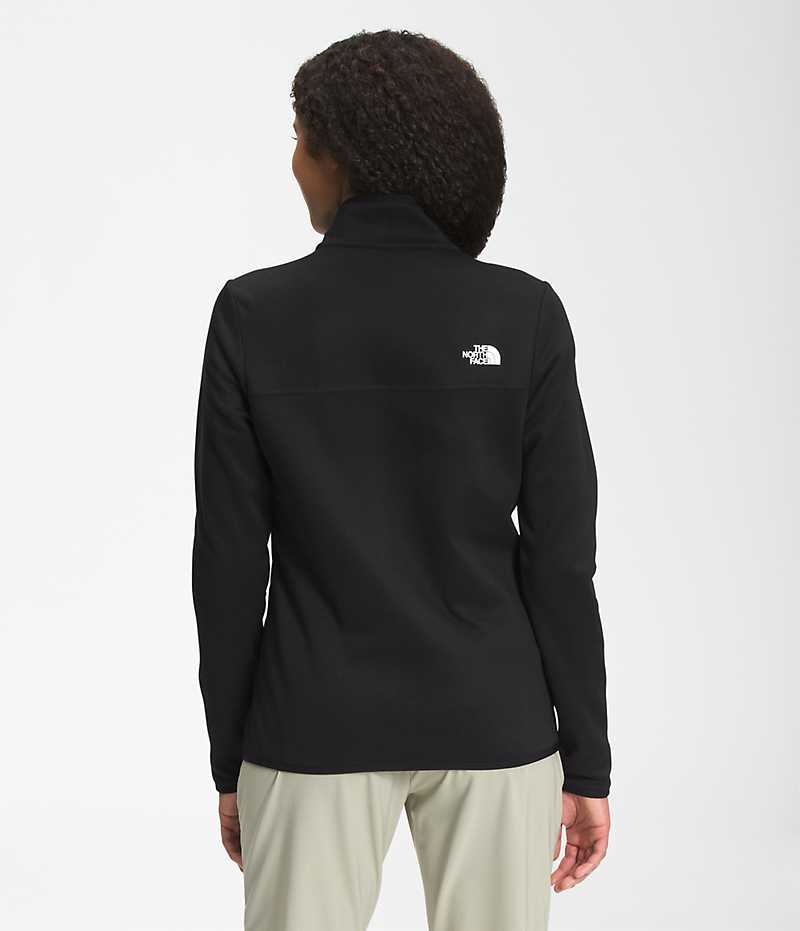 The North Face Canyonlands Full-Zip Fleece Jakker Dame Sort | DK AMNJE