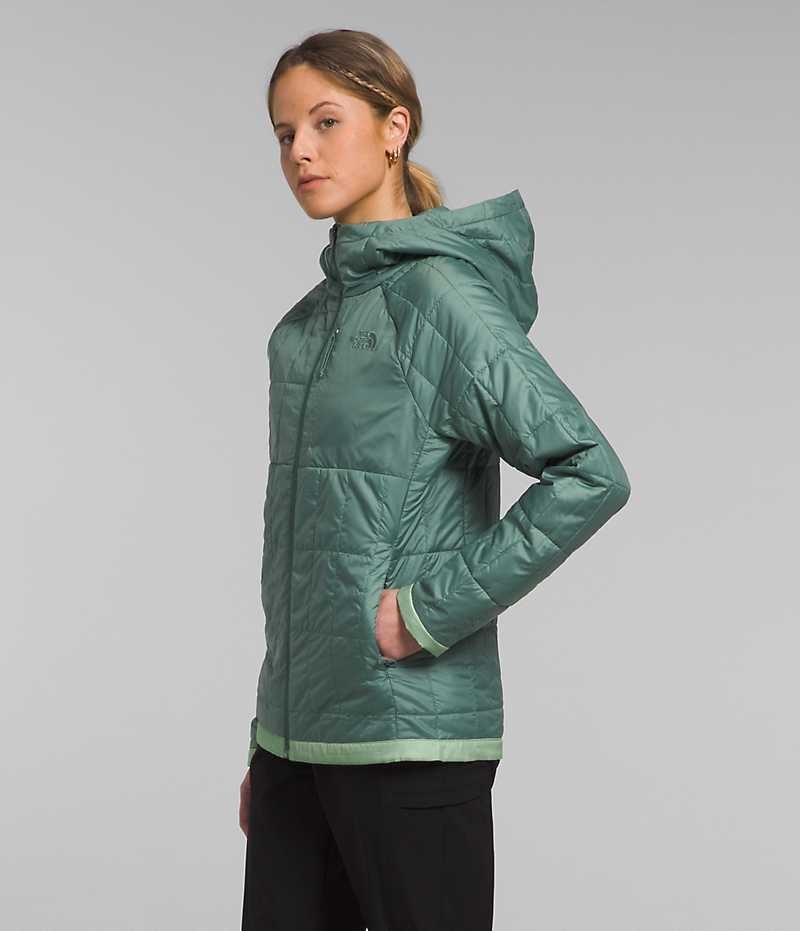 The North Face Circaloft Hoodie Dunjakke Dame Turkis | DK OSFHT