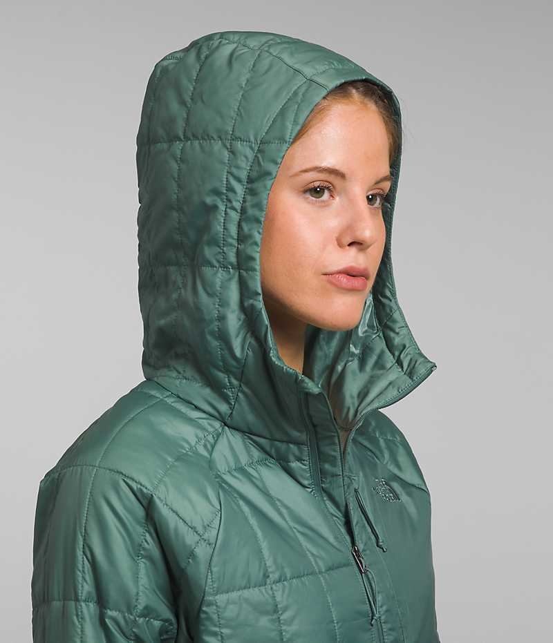 The North Face Circaloft Hoodie Dunjakke Dame Turkis | DK OSFHT