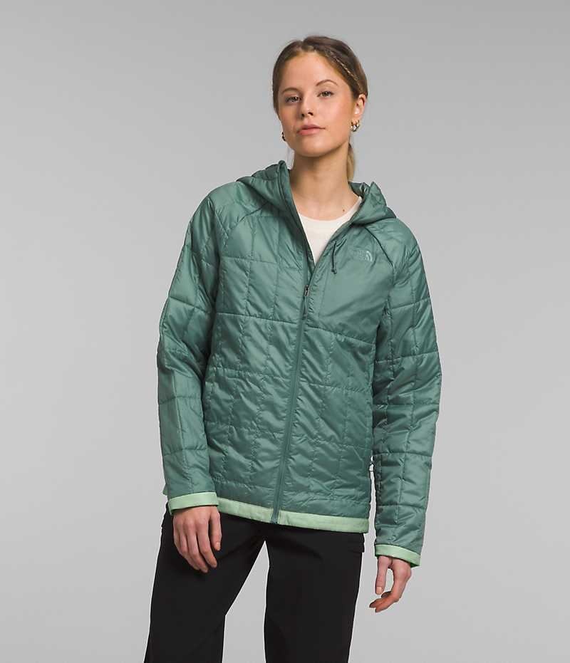 The North Face Circaloft Hoodie Dunjakke Dame Turkis | DK OSFHT