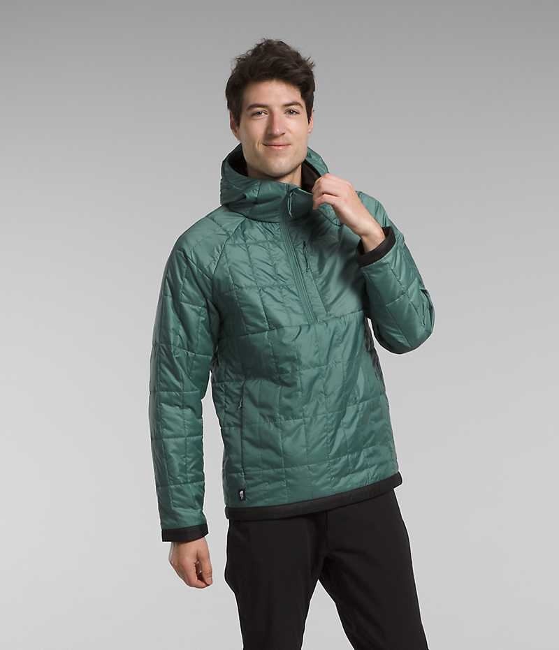 The North Face Circaloft ¼-Zip Pullover Dunjakke Herre Grøn | DANMARK JEOPV