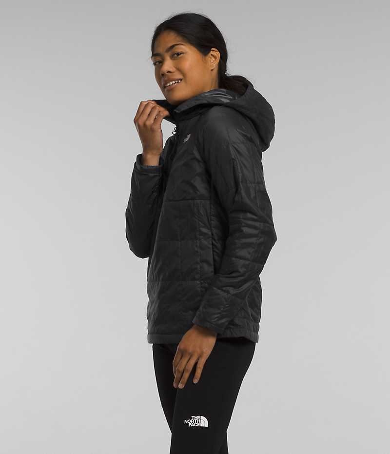 The North Face Circaloft ¼-Zip Pullover Dunjakke Dame Sort | DK VPEQX