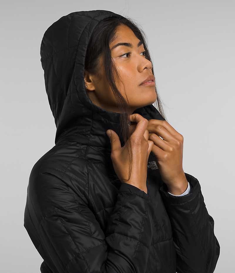 The North Face Circaloft ¼-Zip Pullover Dunjakke Dame Sort | DK VPEQX