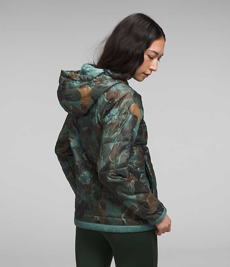 The North Face Circaloft ¼-Zip Pullover Dunjakke Dame Camo | DK RKACW