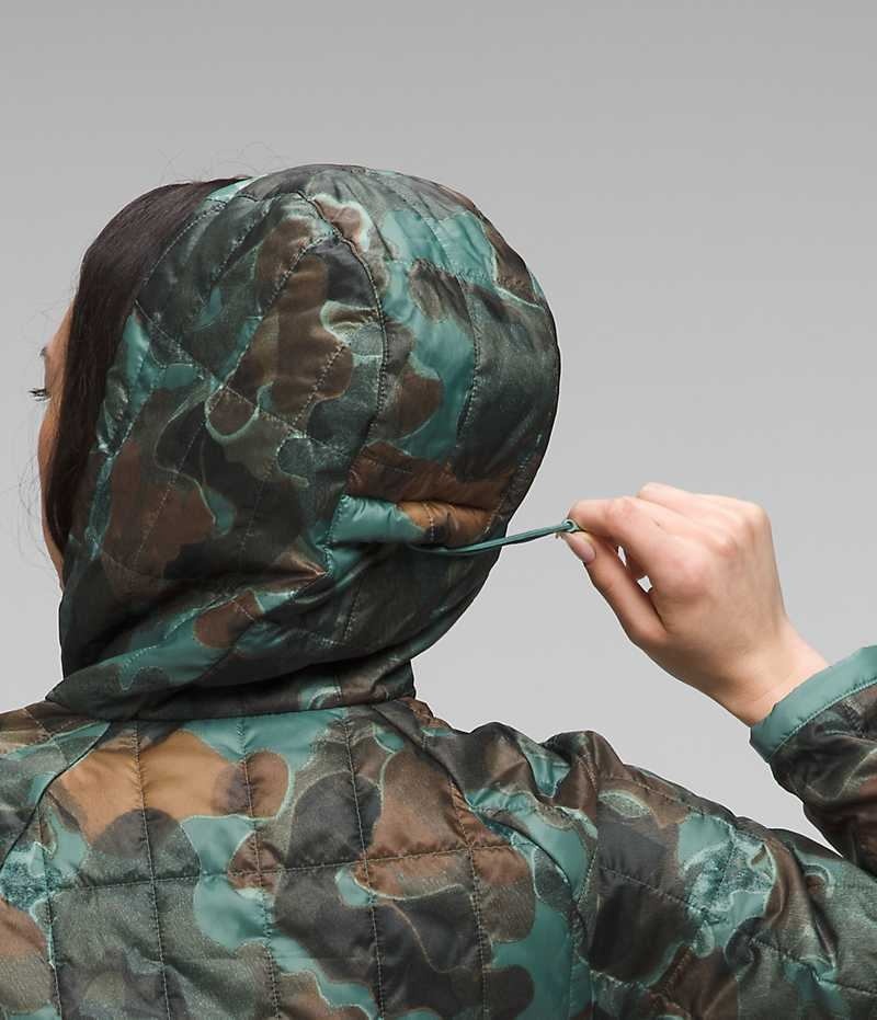 The North Face Circaloft ¼-Zip Pullover Dunjakke Dame Camo | DK RKACW