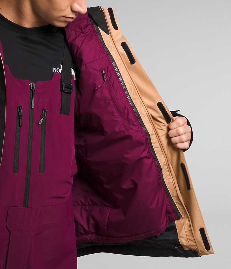 The North Face Clement Triclimate® Isolerede Jakker Herre Beige Fuchsia | DK TNOLB