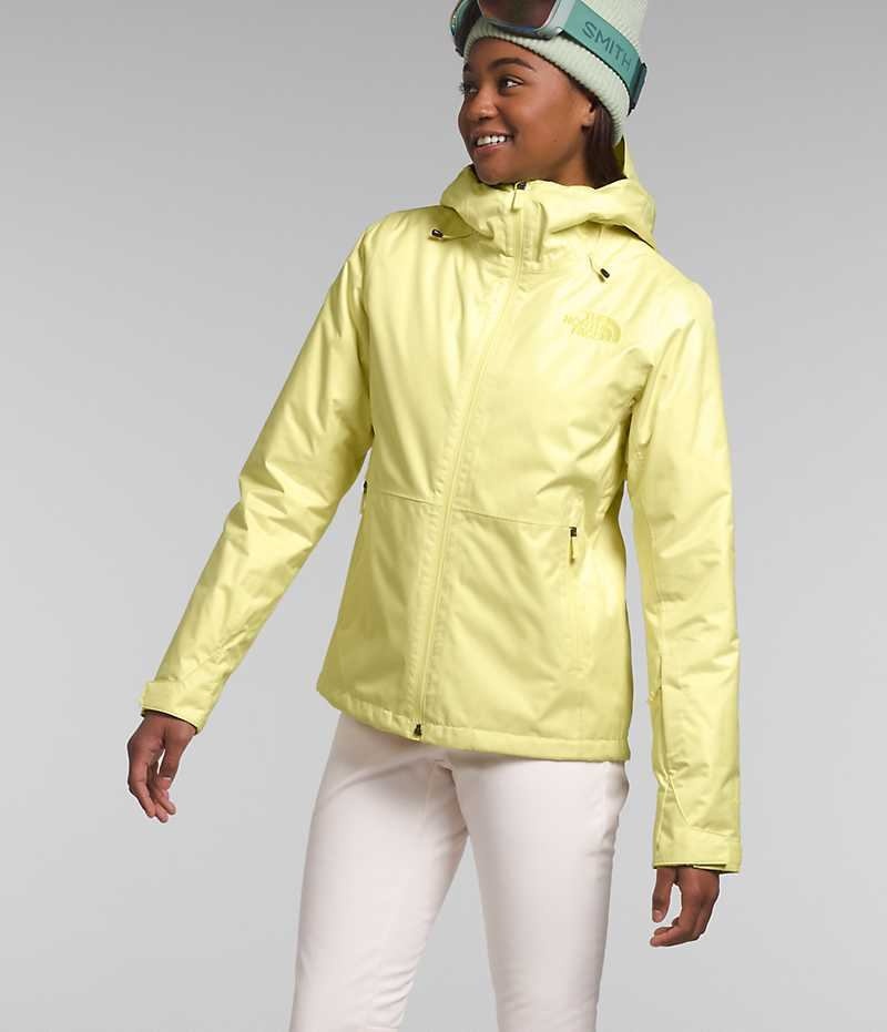 The North Face Clementine Triclimate® Isolerede Jakker Dame Gul | DANMARK POHSL