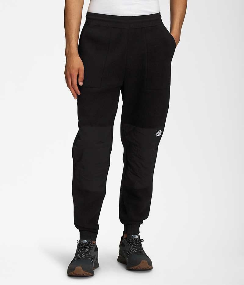 The North Face Denali Fleece Bukser Herre Sort | DK FHXVL