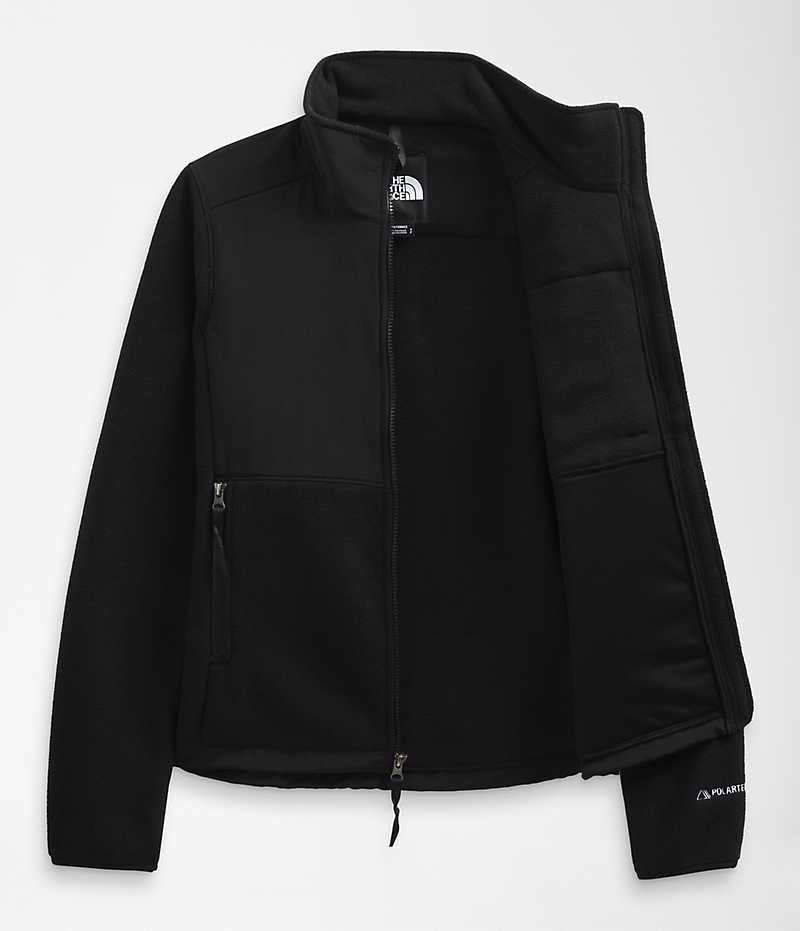 The North Face Denali Fleece Jakker Dame Sort | DANMARK YUMBZ