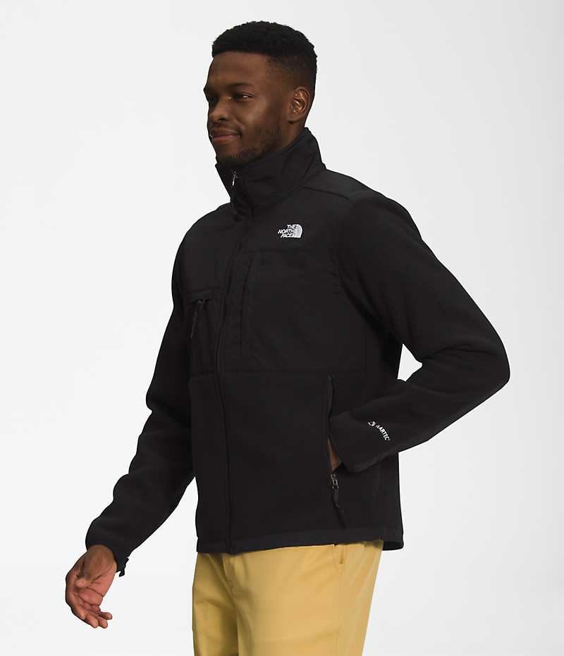 The North Face Denali Fleece Jakker Herre Sort | DANMARK ZIDRM