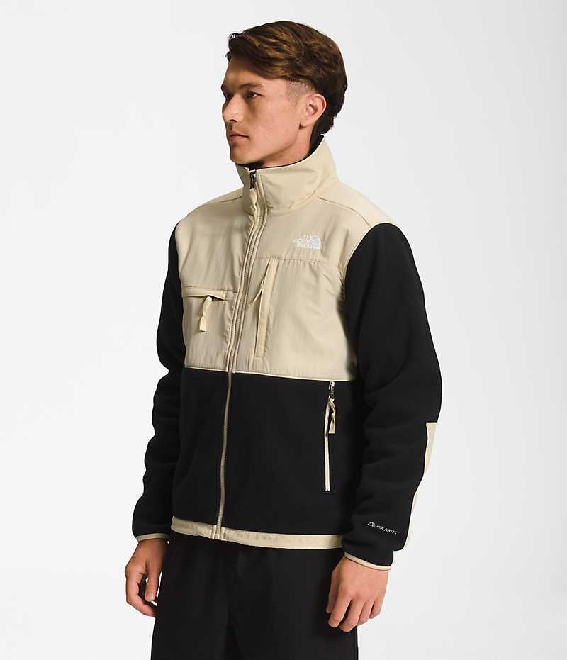 The North Face Denali Fleece Jakker Herre Sort | DK GSNZV