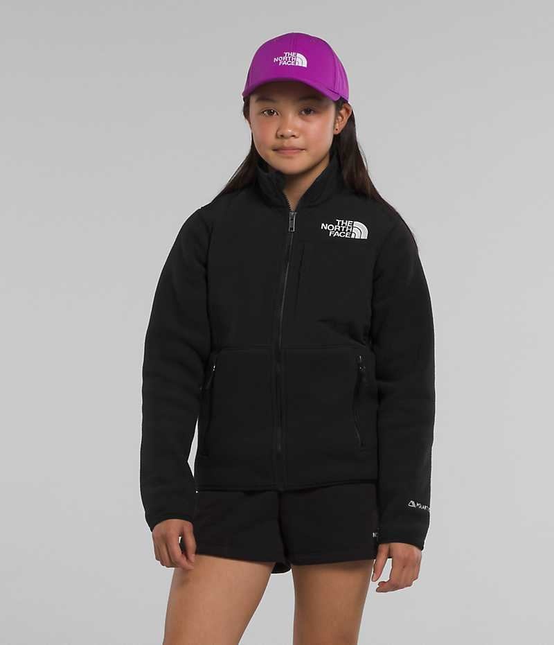 The North Face Denali Fleece Jakker Pige Sort | DK EPGRI