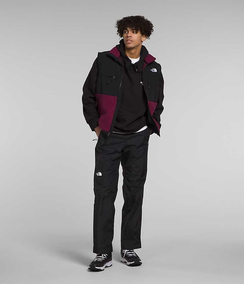 The North Face Denali Vest Herre Fuchsia Sort | DK VFXZK