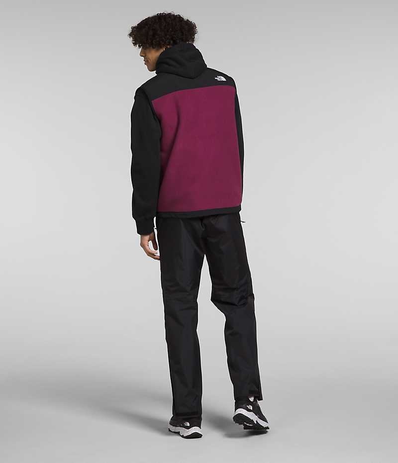 The North Face Denali Vest Herre Fuchsia Sort | DK VFXZK