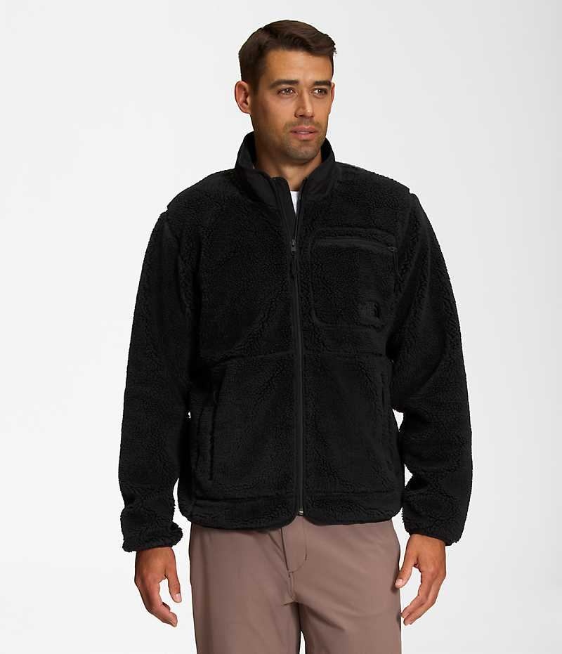 The North Face Extreme Pile Full-Zip Fleece Jakker Herre Sort | DANMARK FZIDV