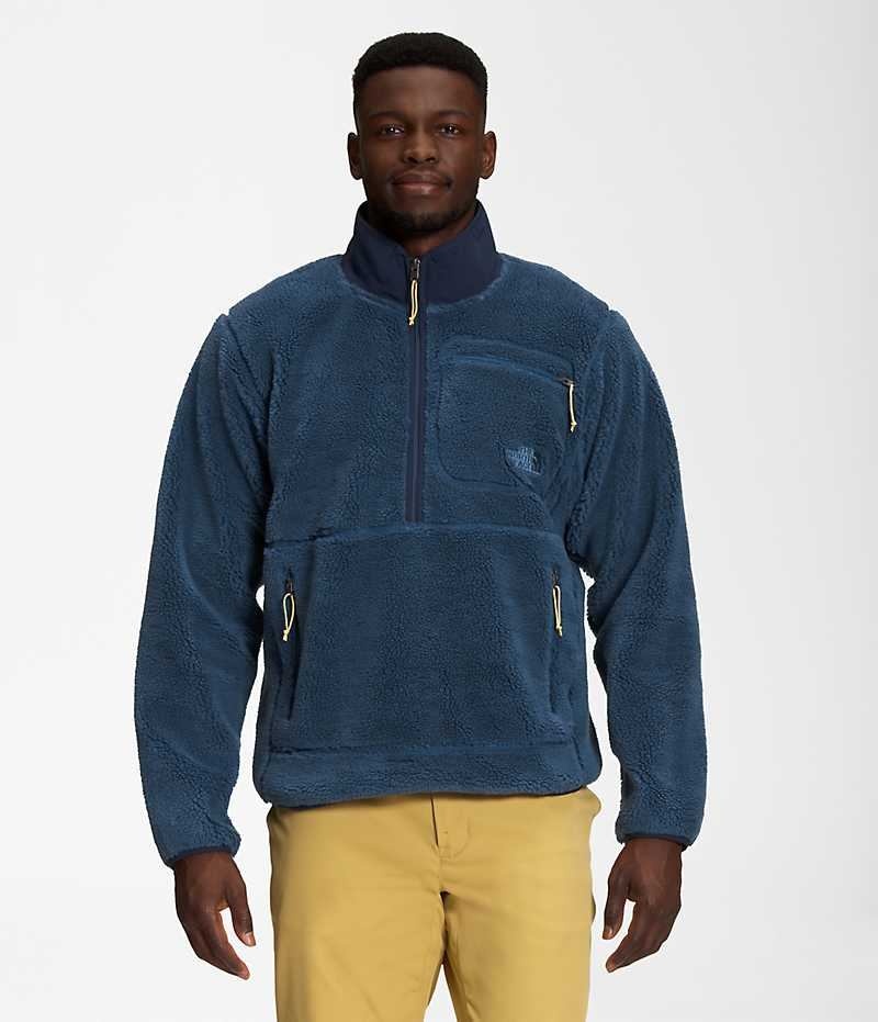 The North Face Extreme Pile Pullover Herre Blå | DANMARK PXTJR