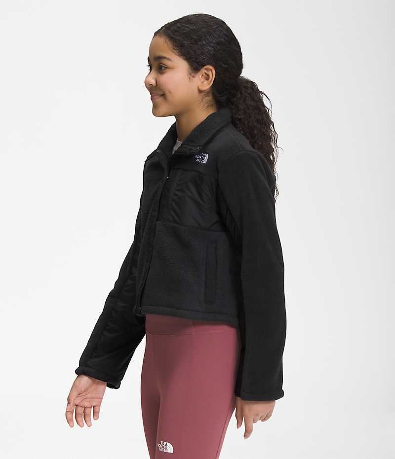 The North Face Fleece Mashup Fleece Jakker Pige Sort | DANMARK CDHTE