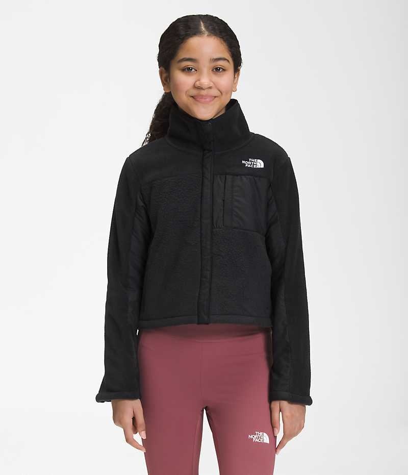 The North Face Fleece Mashup Fleece Jakker Pige Sort | DANMARK CDHTE