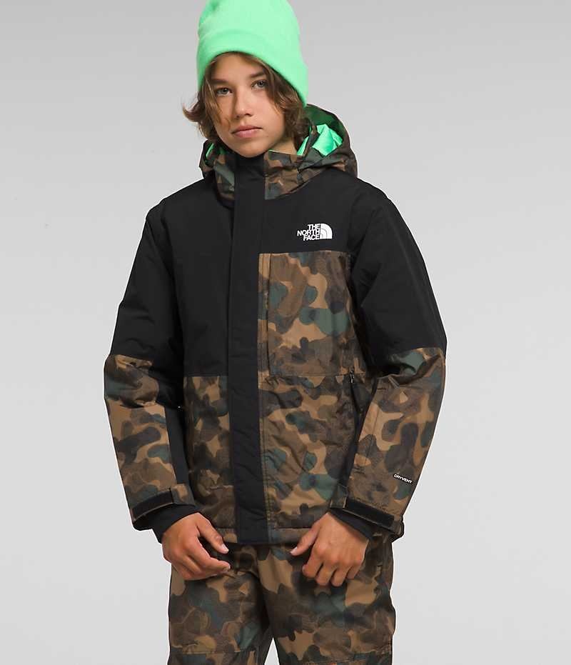 The North Face Freedom Extreme Isolerede Jakker Drenge Camo | DANMARK NJGBR