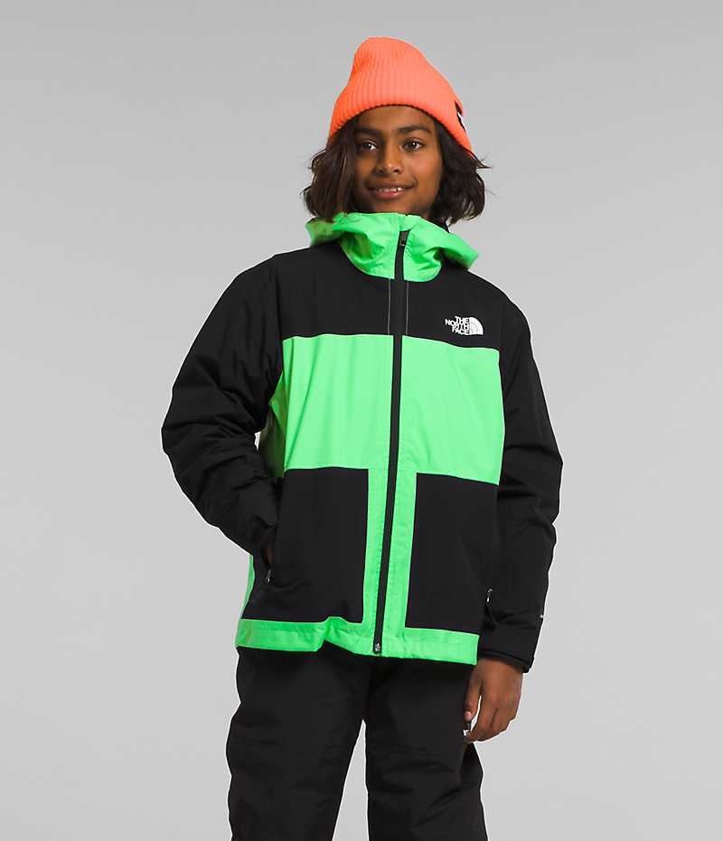 The North Face Freedom Triclimate® Isolerede Jakker Drenge Grøn Sort | DK ZULVK