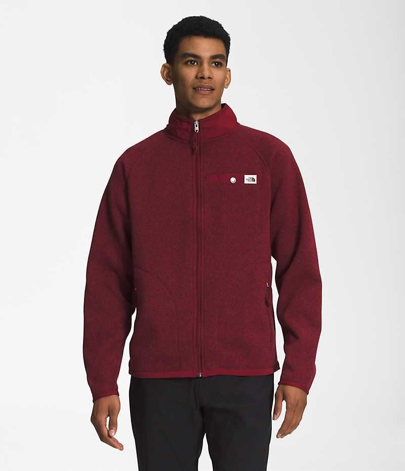 The North Face Gordon Lyons Full-Zip Fleece Jakker Herre Rød | DK WFBCE