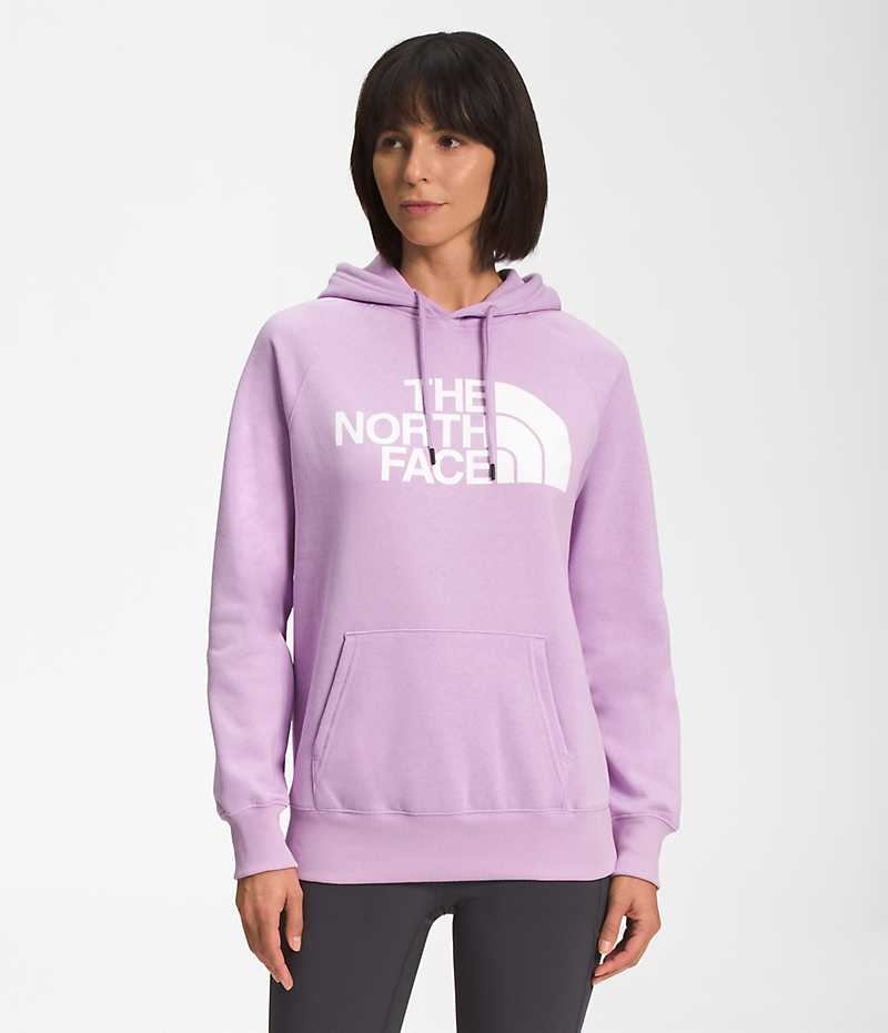 The North Face Half Dome Pullover Hættetrøje Dame Lavendel | DK LZUDK