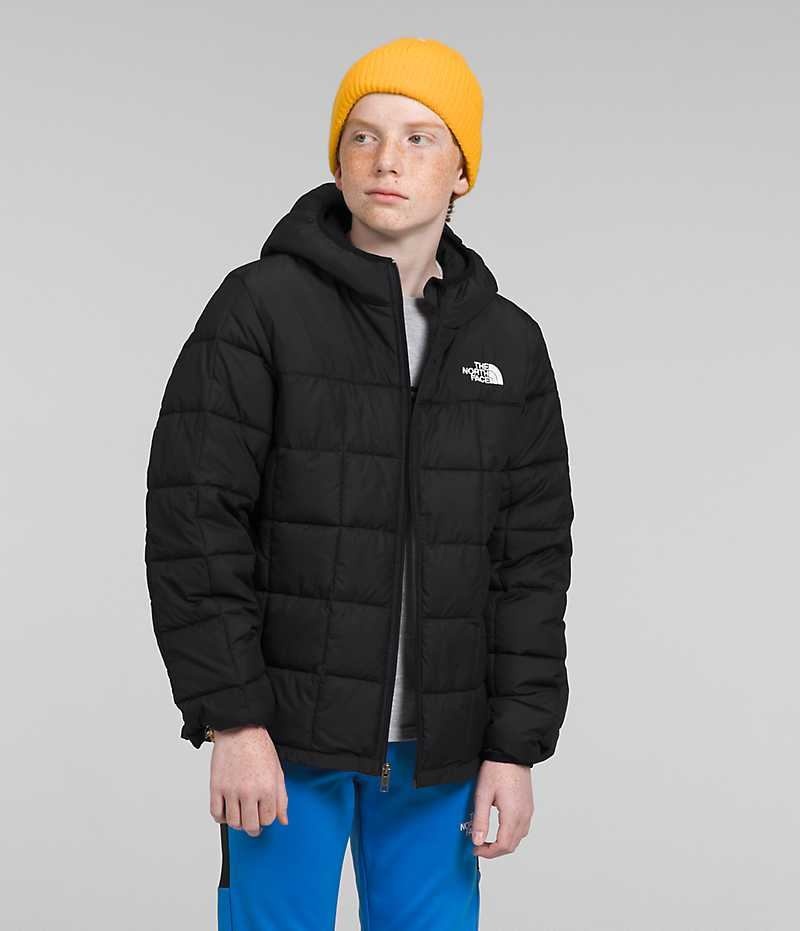 The North Face Lhotse Dunjakke Drenge Sort | DANMARK QAWZV