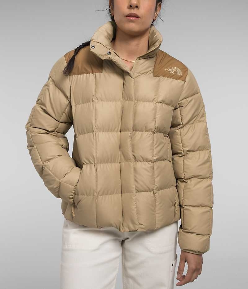 The North Face Lhotse Reversible Dunjakke Dame Khaki | DK KNIJH