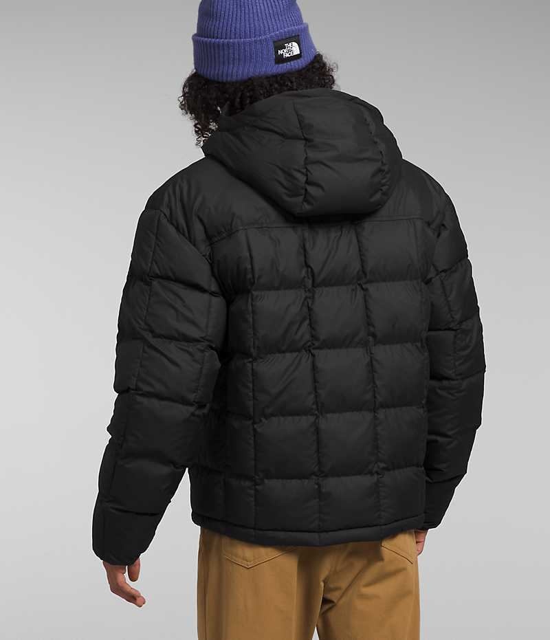 The North Face Lhotse Reversible Hoodie Dunjakke Herre Sort | DANMARK HREQP