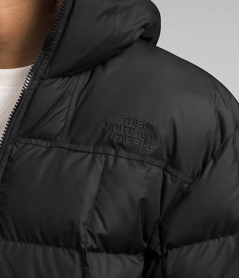 The North Face Lhotse Reversible Hoodie Dunjakke Herre Sort | DANMARK HREQP