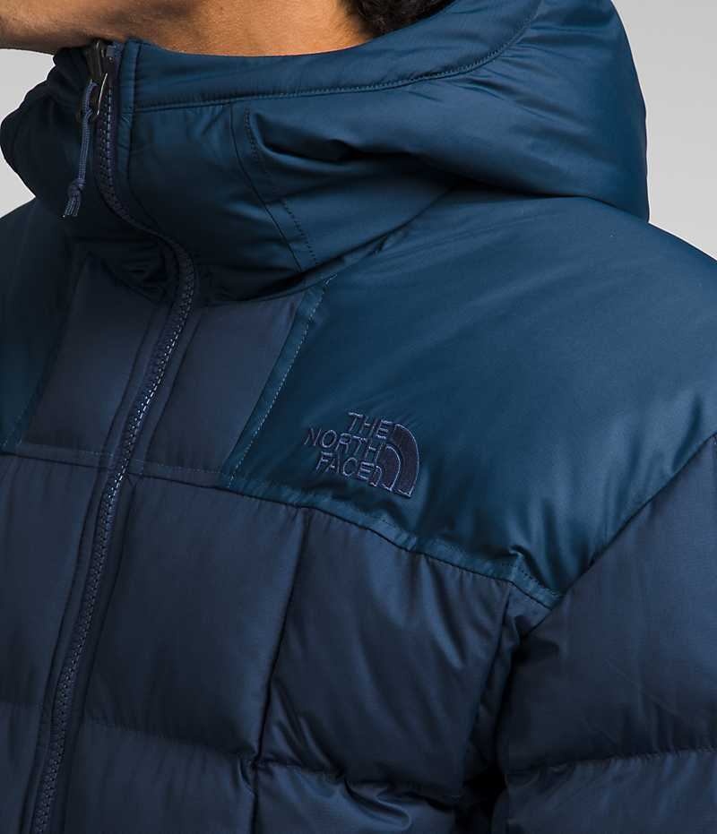 The North Face Lhotse Reversible Hoodie Dunjakke Herre Mørkeblå | DK ABFSH