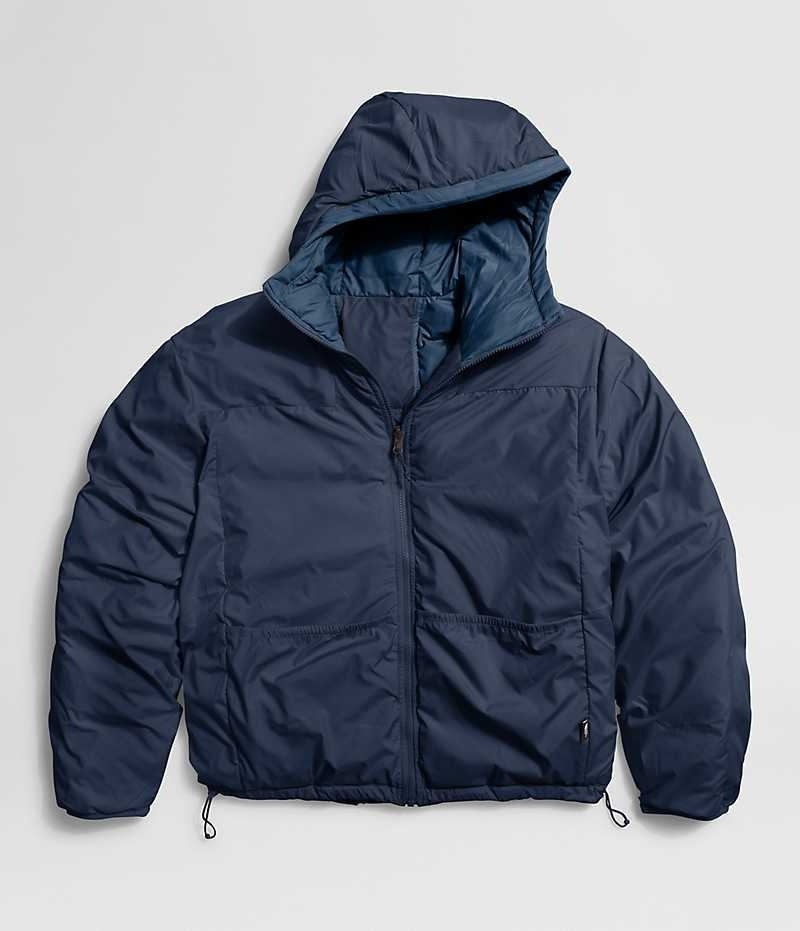 The North Face Lhotse Reversible Hoodie Dunjakke Herre Mørkeblå | DK ABFSH