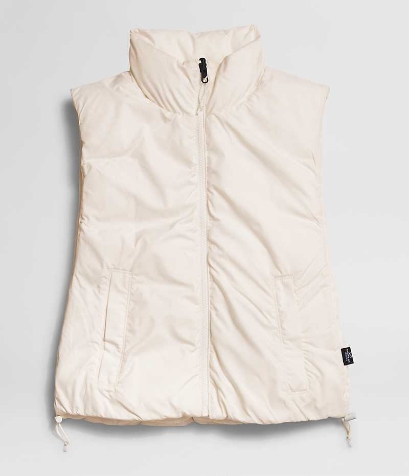 The North Face Lhotse Reversible Vest Dame Hvide | DANMARK NIBPE